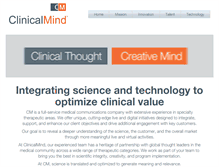 Tablet Screenshot of clinicalmind.com
